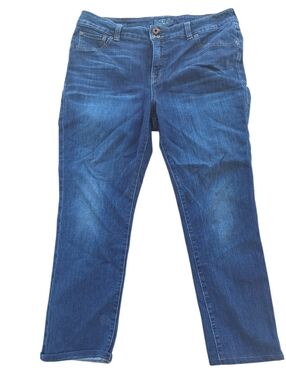Lucky Brand Emma Jeans sz 16W  Straight-Leg Blue Jeans Designer Business Casual